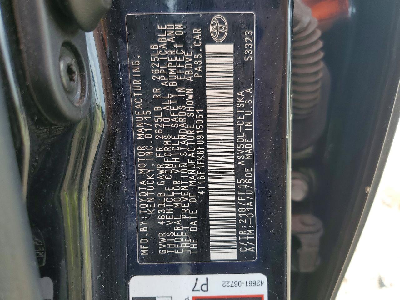 Toyota Camry Se