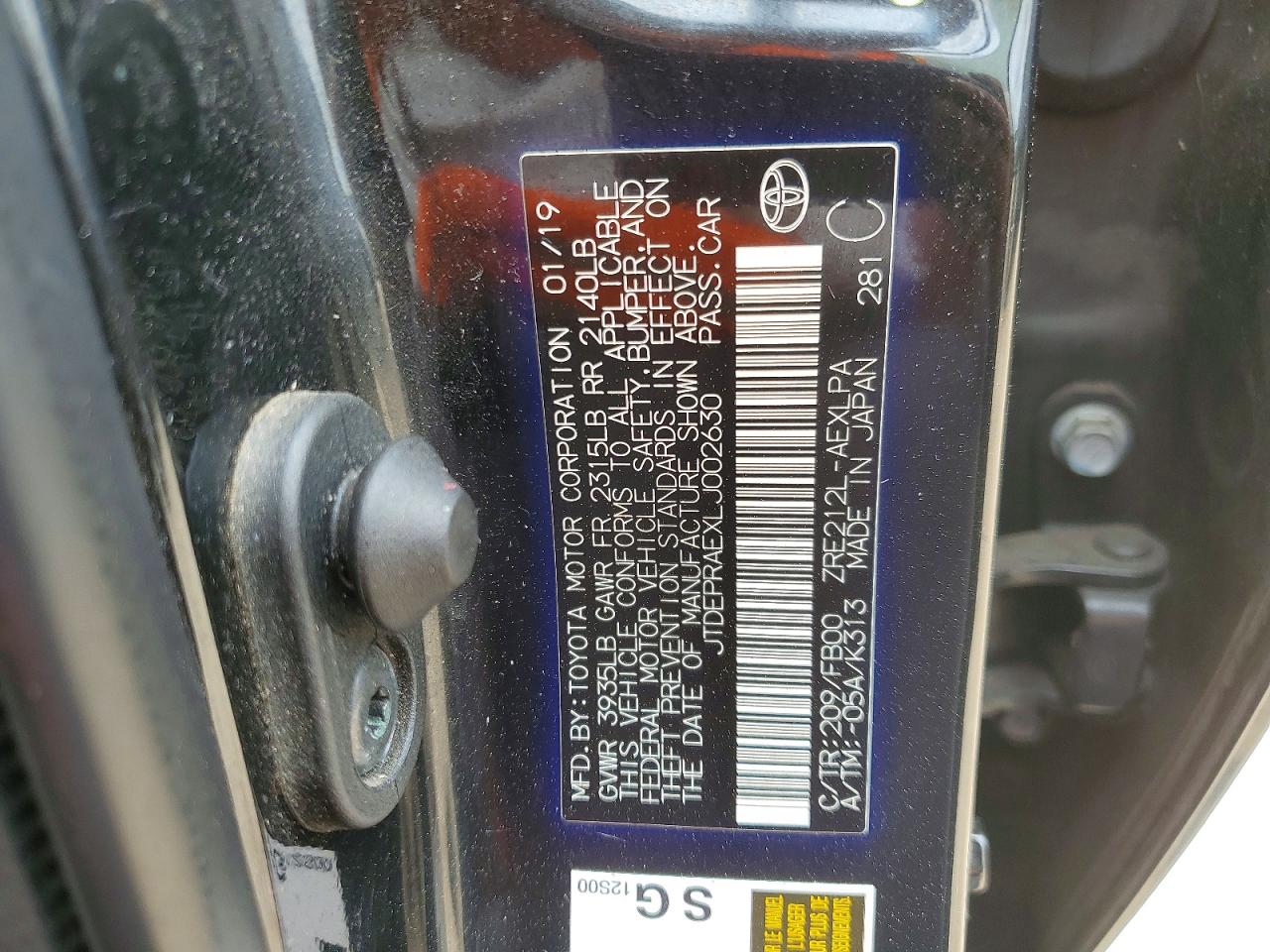 Toyota Corolla Le