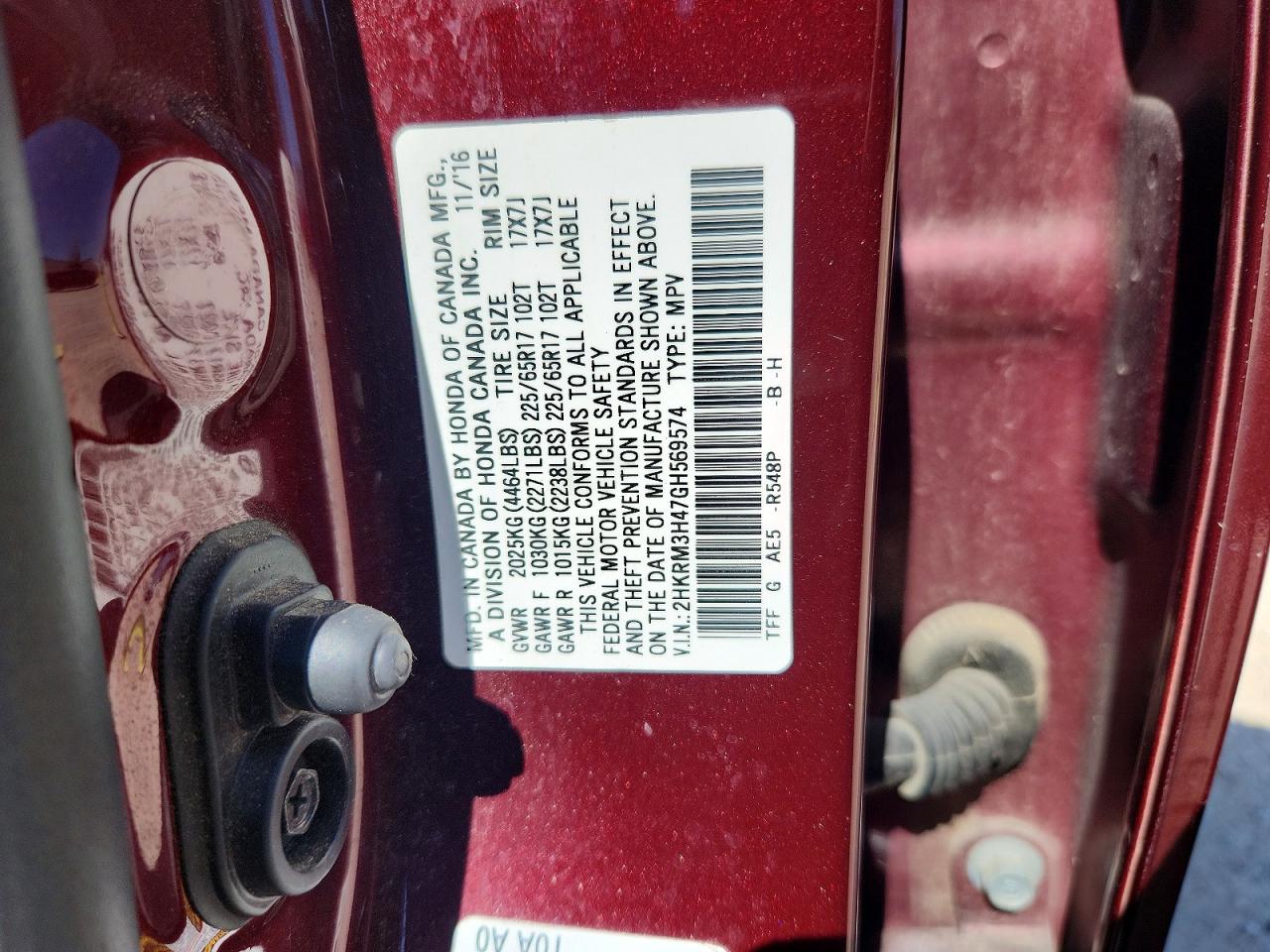 Honda Crv Se