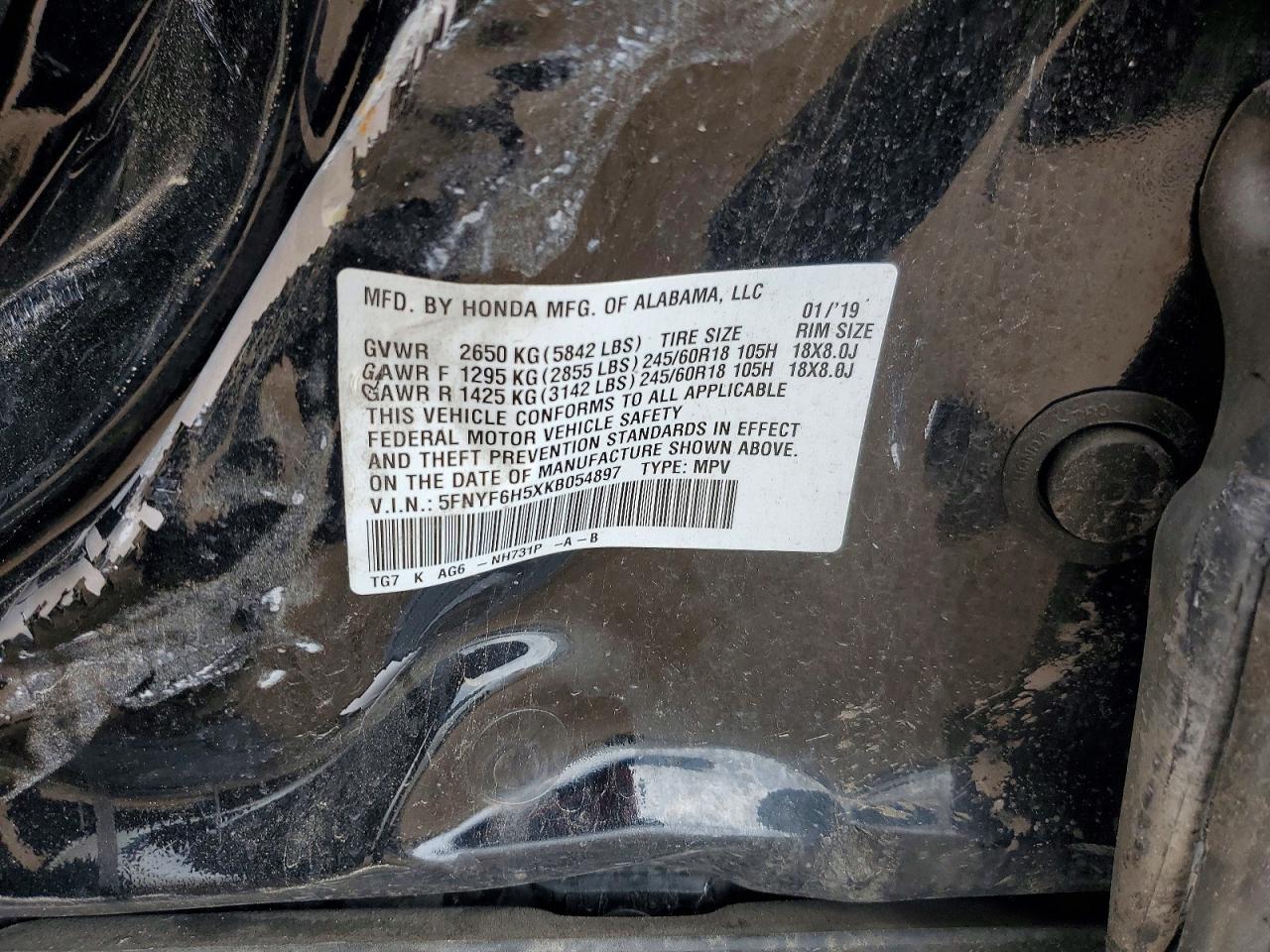 Honda Pilot Exl