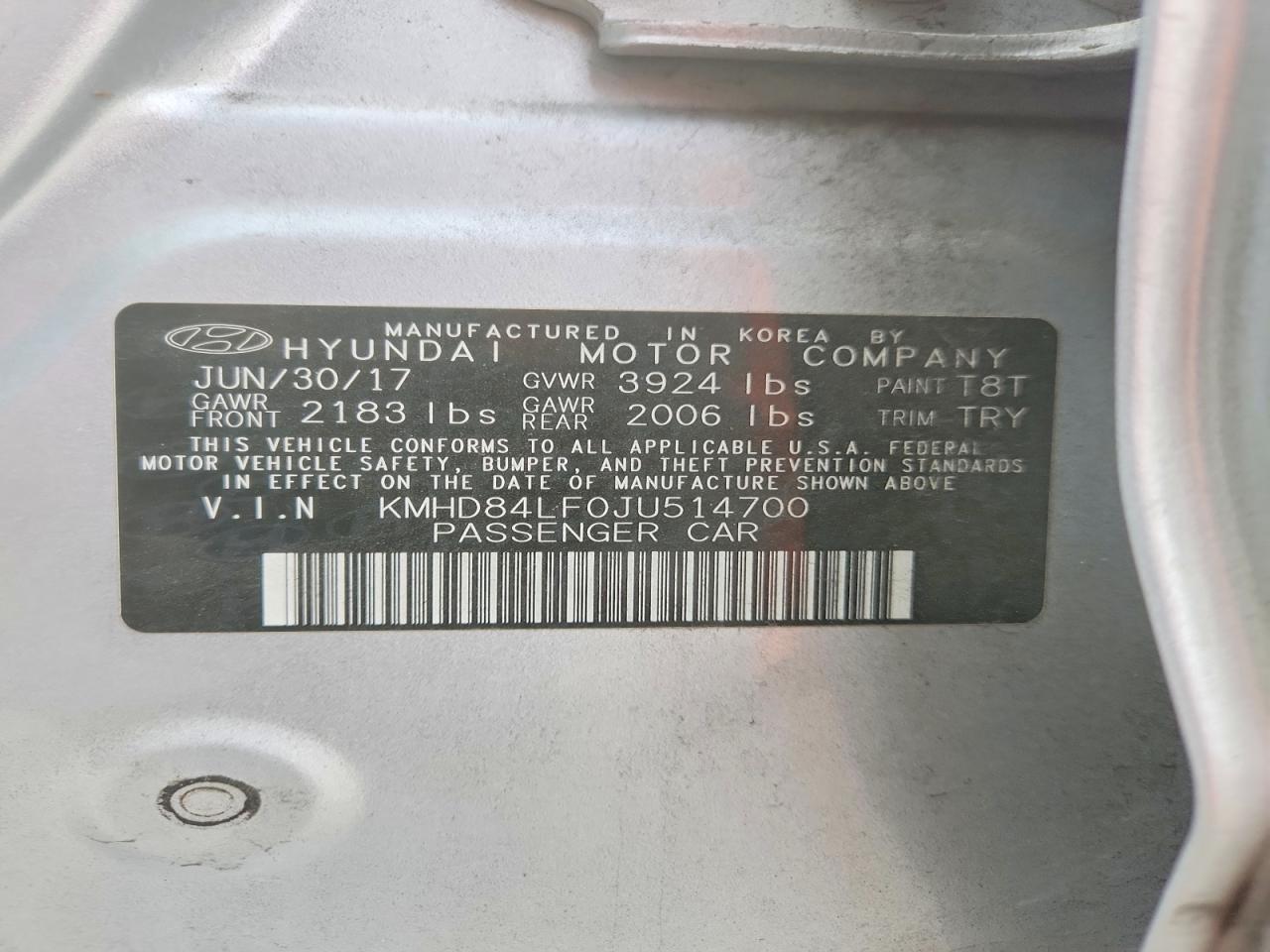 Hyundai ELANTRA Sel