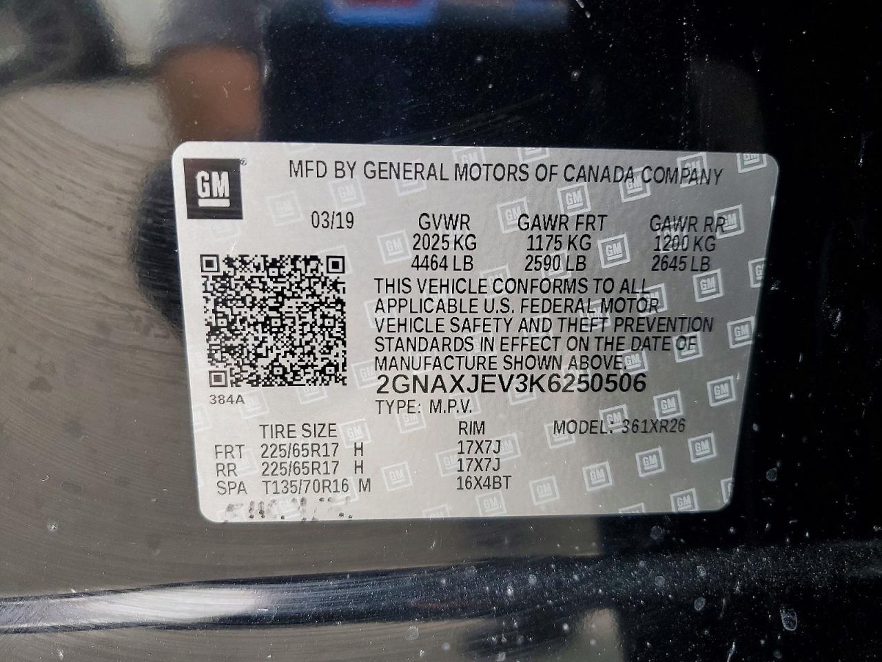 Chevrolet Equinox Lt