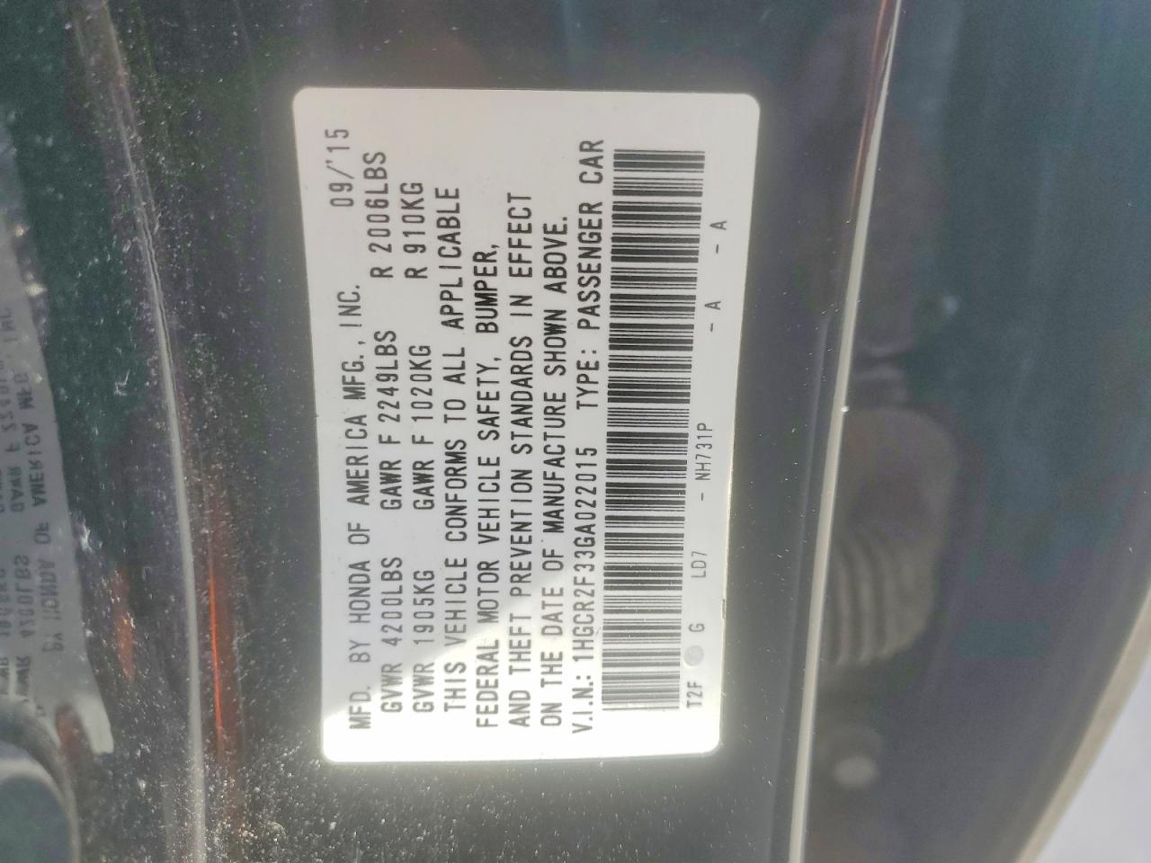 Honda Accord Lx