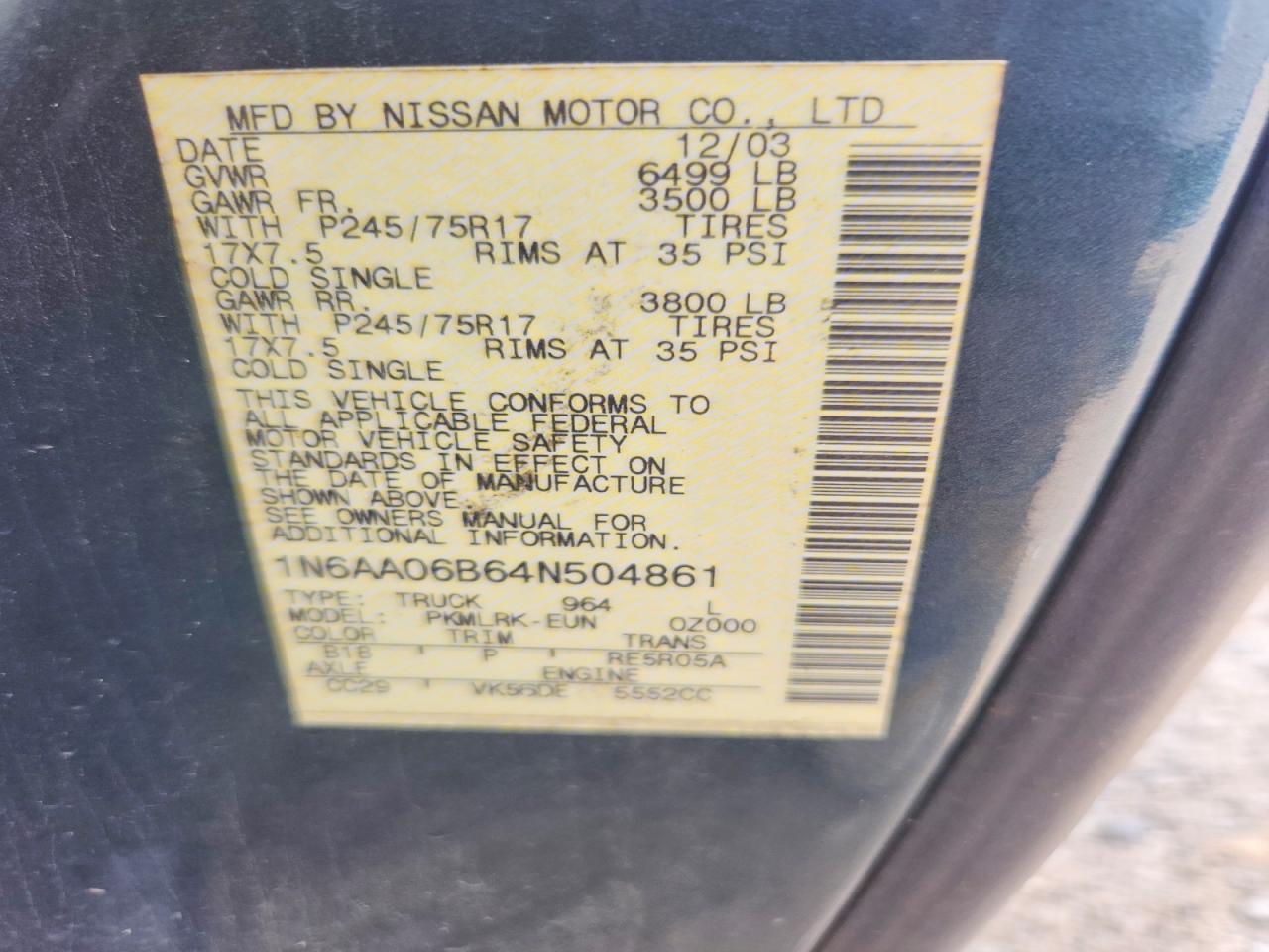 Nissan Titan Xe