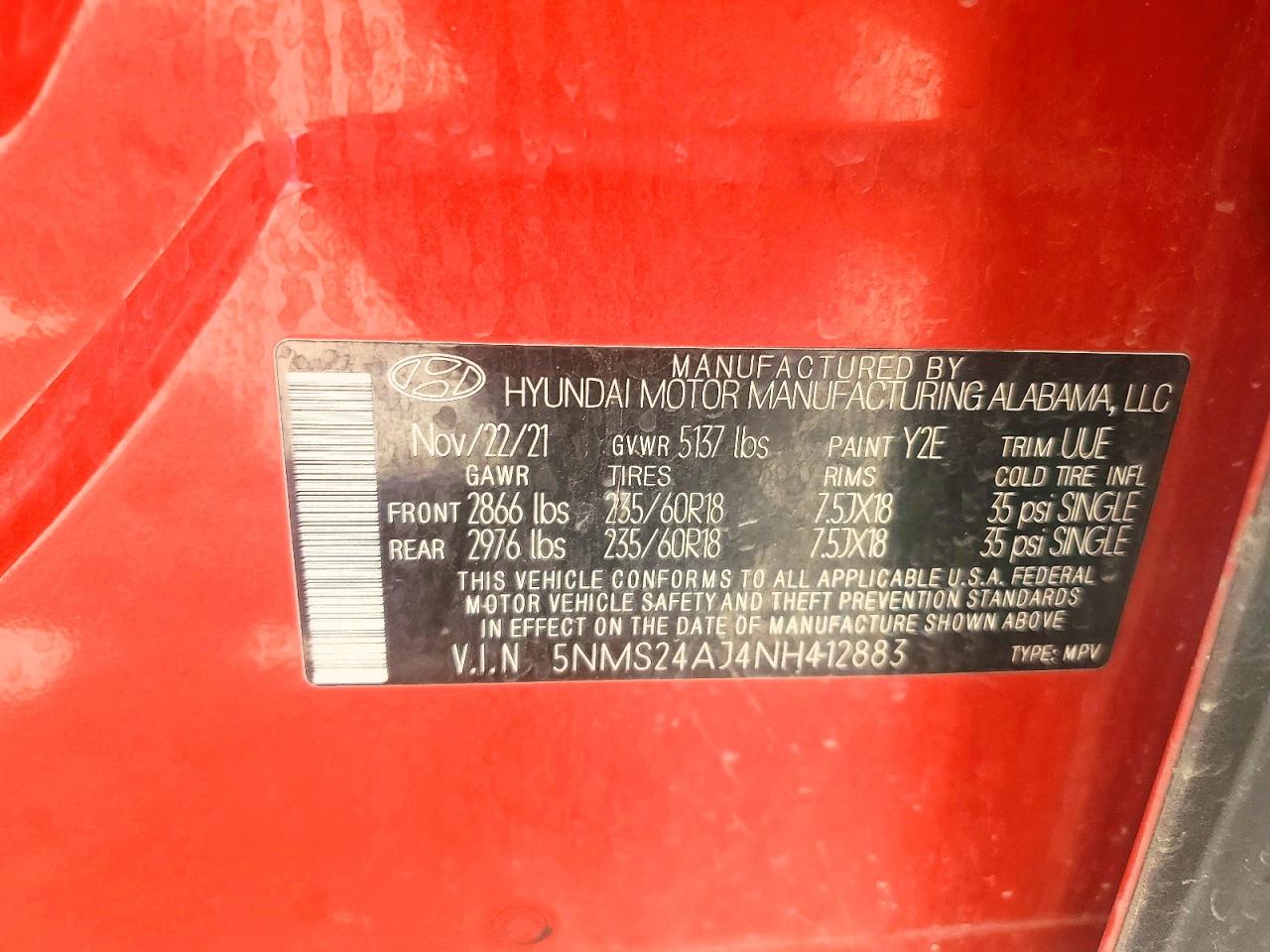 Hyundai SANTA FE Sel