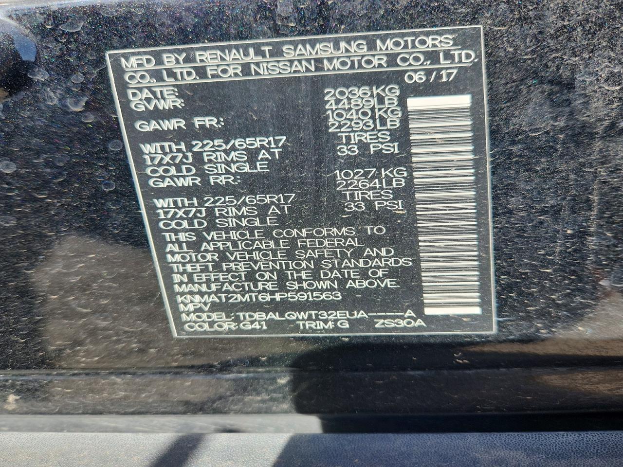 Nissan Rogue Sv