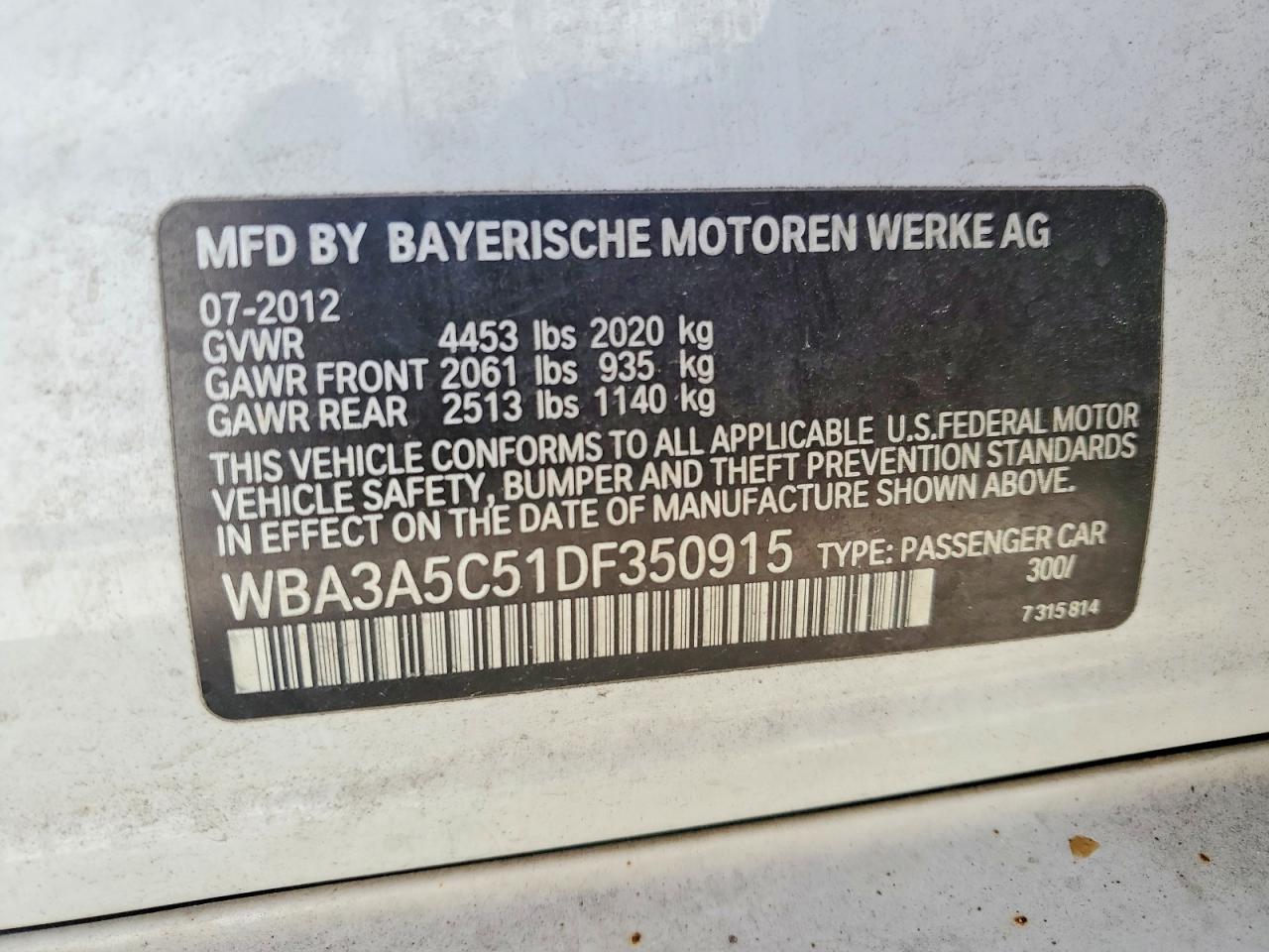 BMW 3 Series I