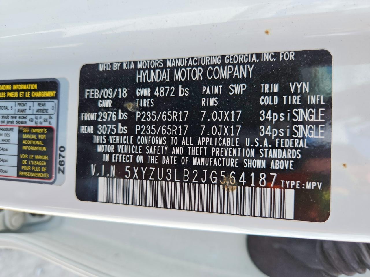 Hyundai SANTA FE 2.4l