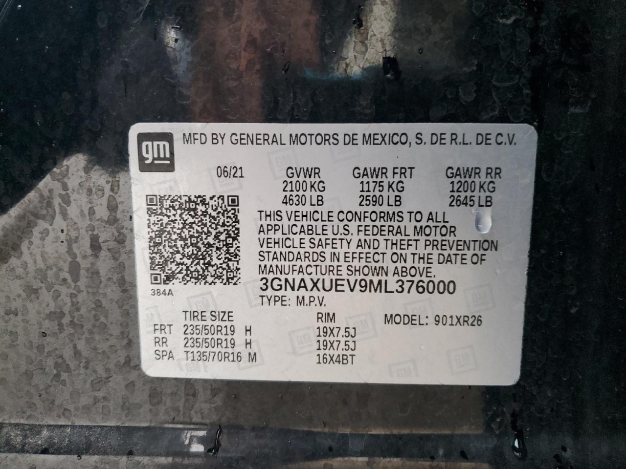Chevrolet Equinox Lt