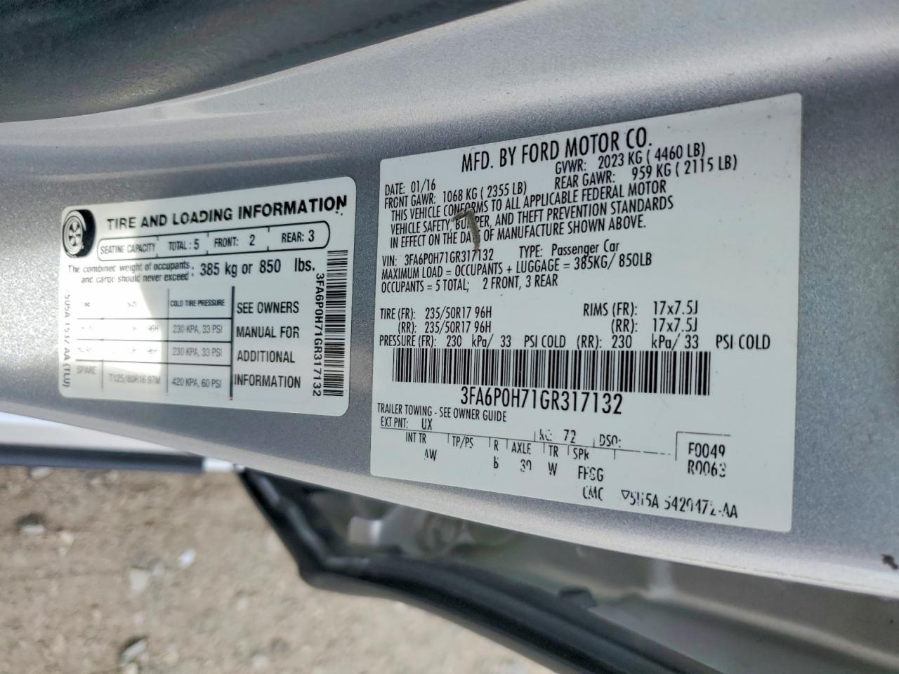 Ford Fusion Se