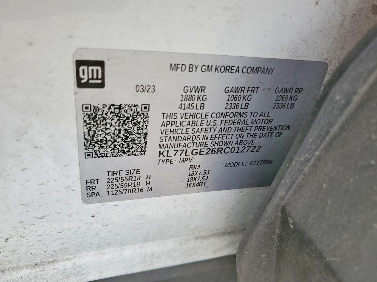 Chevrolet Trax 1rs