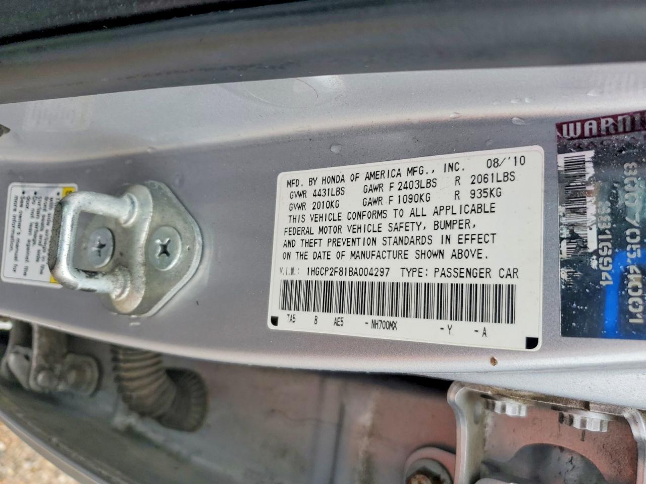Honda Accord Exl