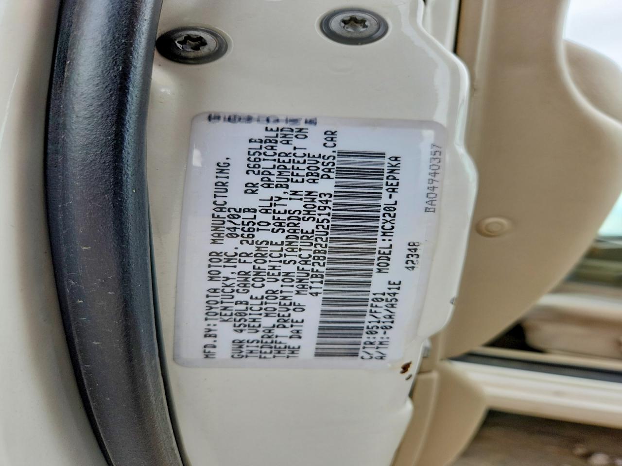 Toyota Avalon Xl