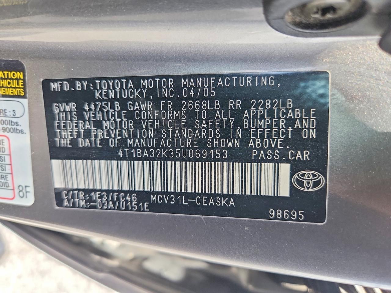 Toyota Camry Se