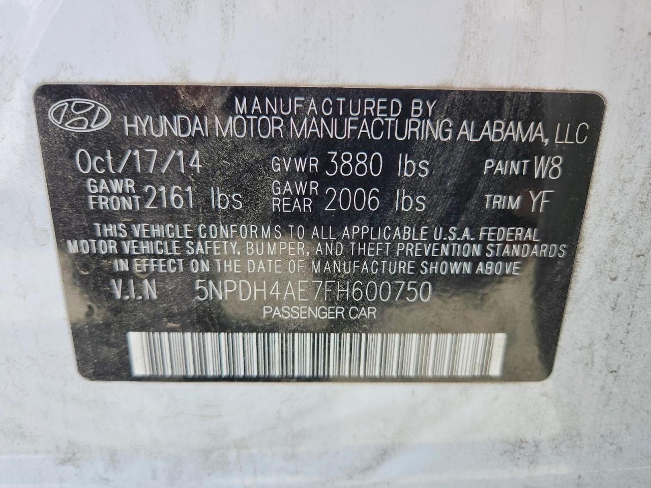 Hyundai ELANTRA Se