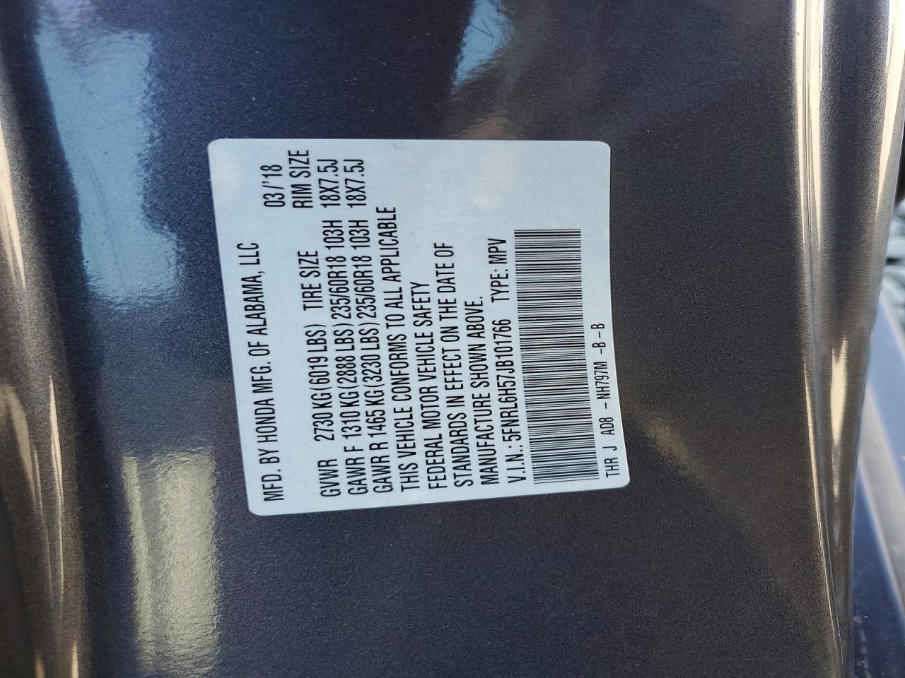 Honda Odyssey Ex