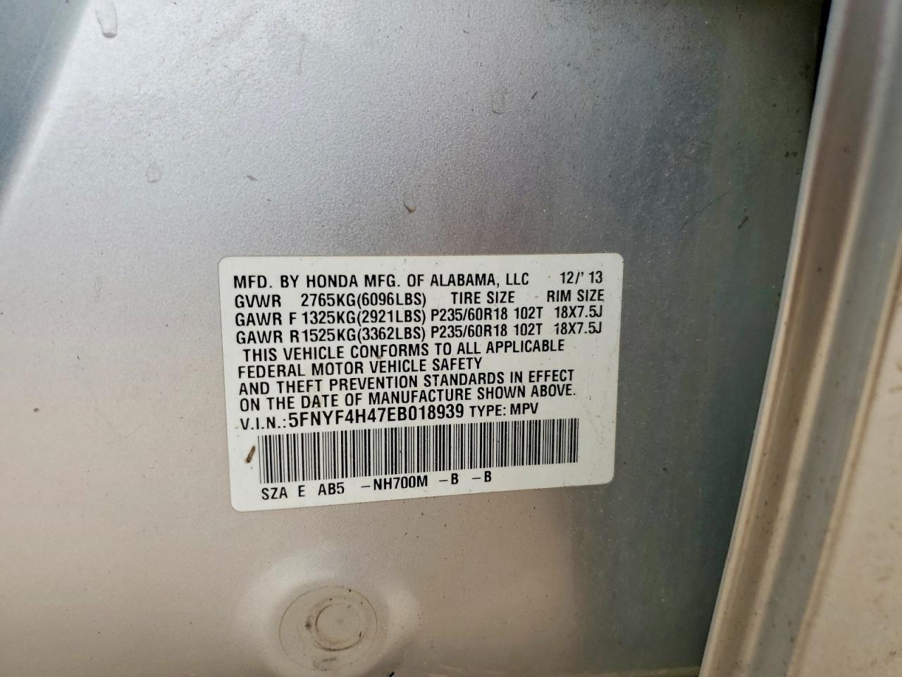 Honda Pilot Ex