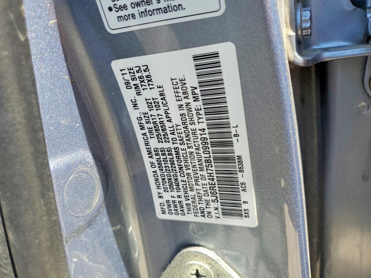 Honda Crv Exl