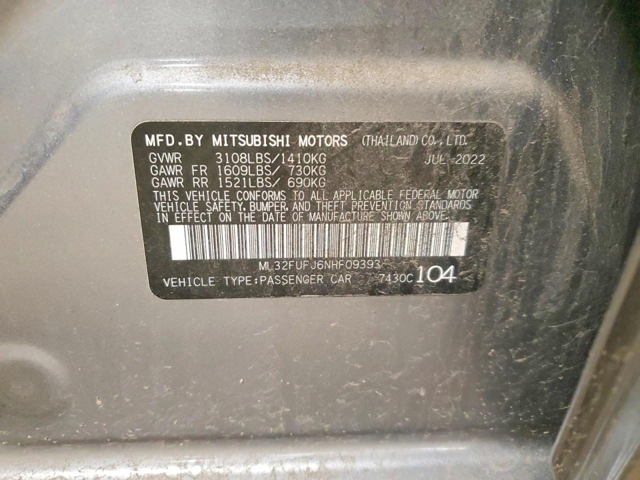 Mitsubishi Mirage G4 Es