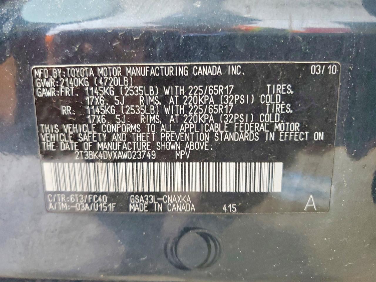 Toyota RAV4 Base