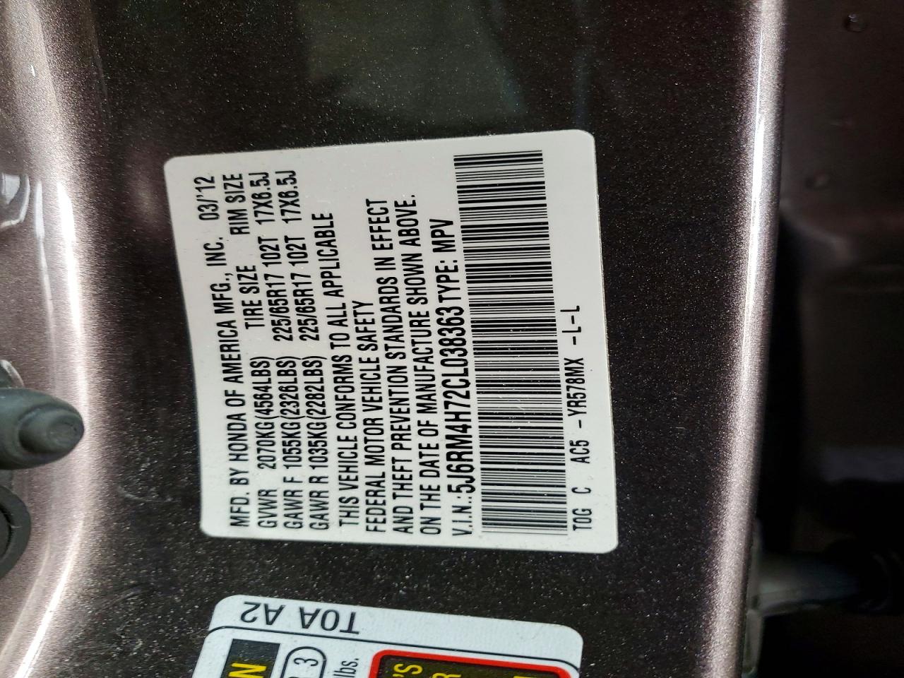 Honda Crv Exl