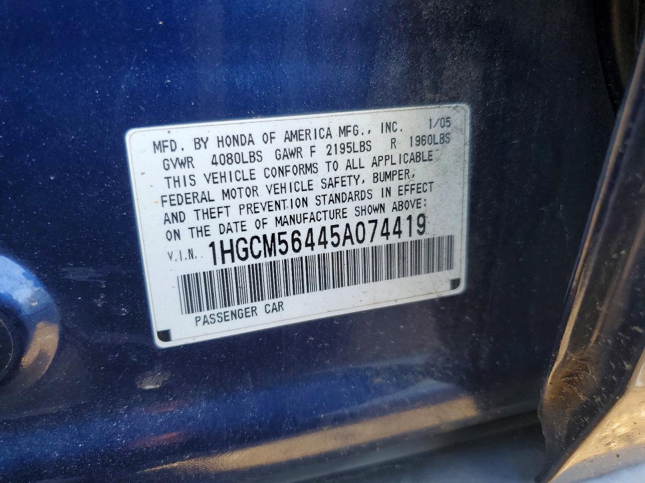 Honda Accord Lx