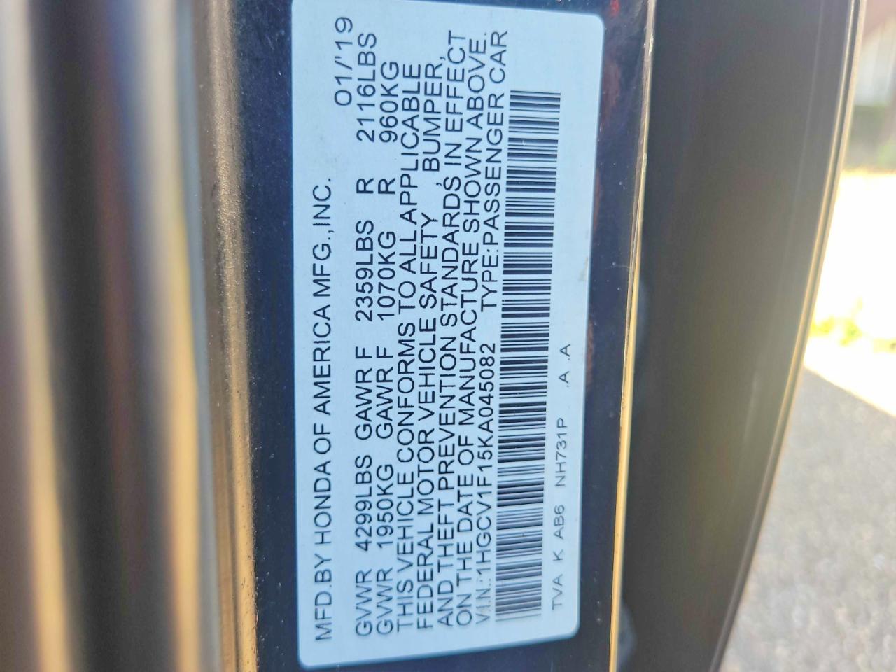 Honda Accord Lx