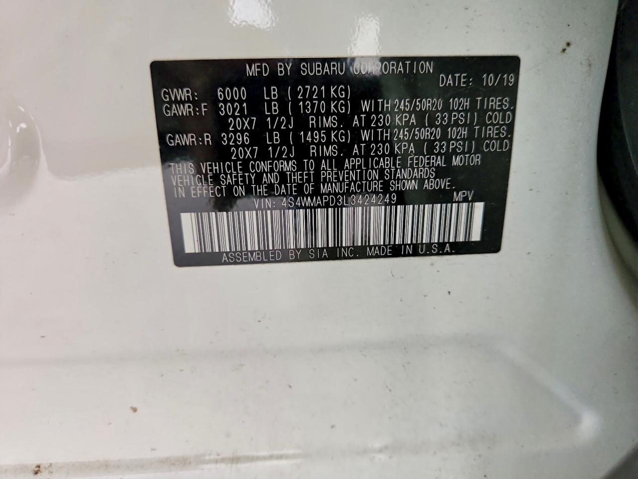 Subaru Ascent Limited