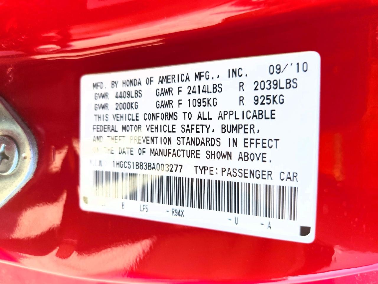 Honda Accord Exl