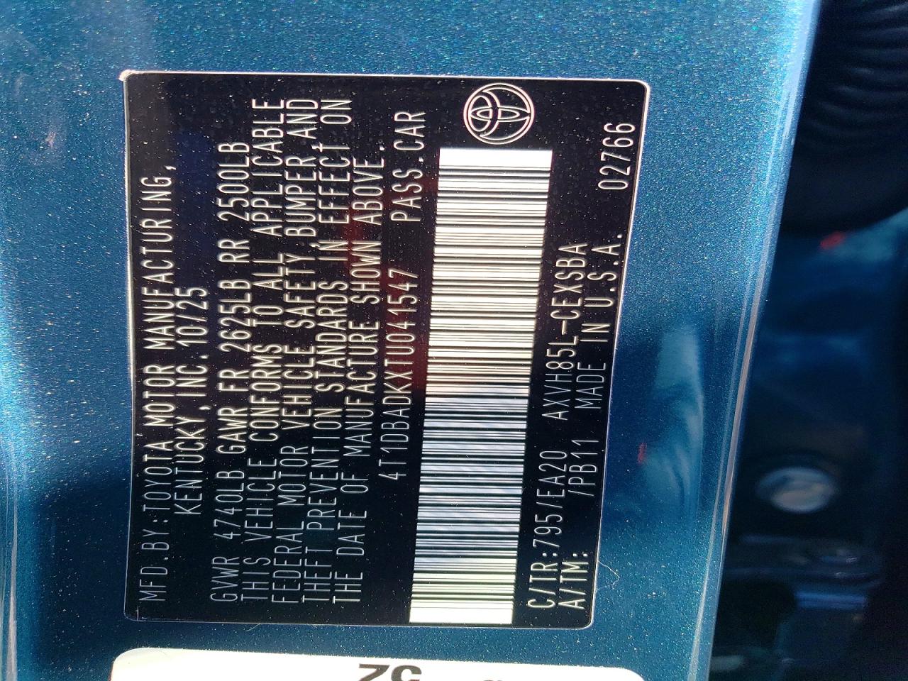Toyota Camry Se