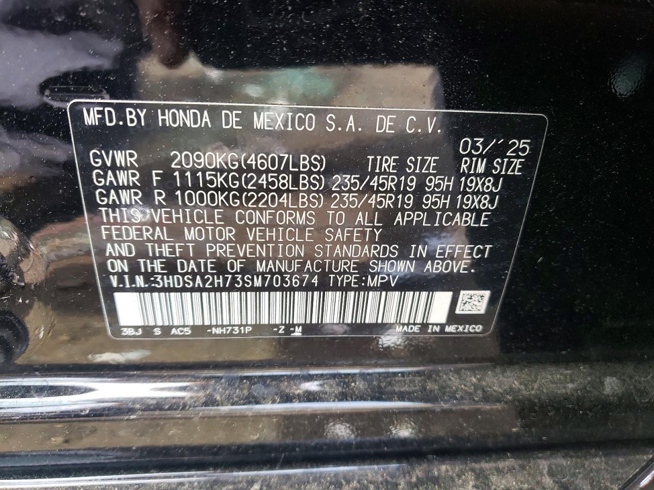 Acura Adx A-spec Advance