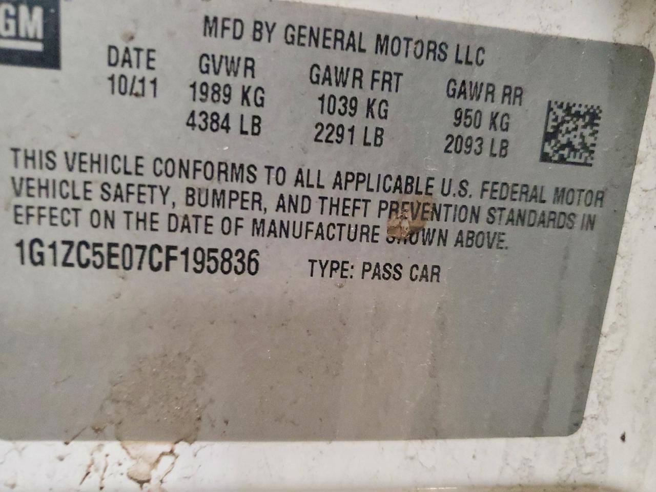 Chevrolet Malibu 1lt