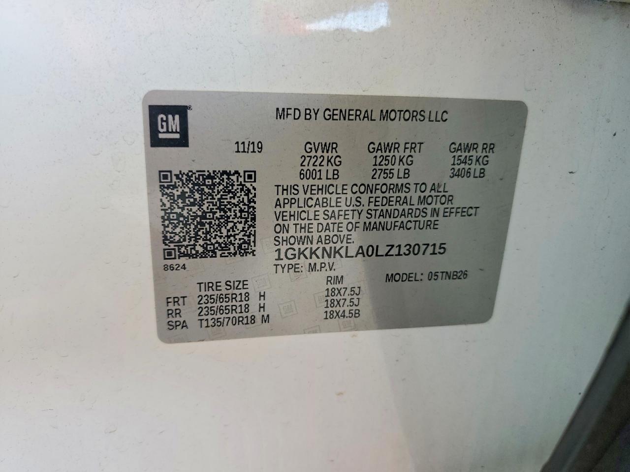 GMC Acadia Sle