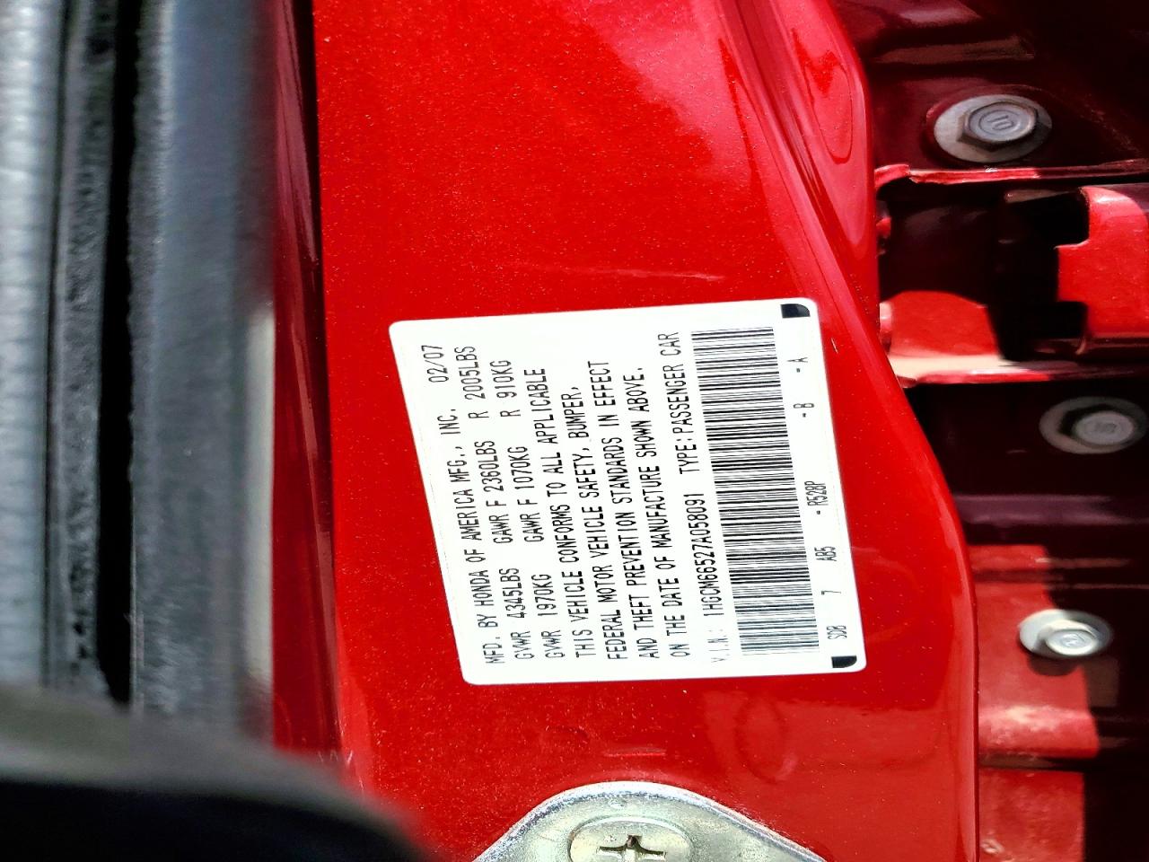 Honda Accord Ex