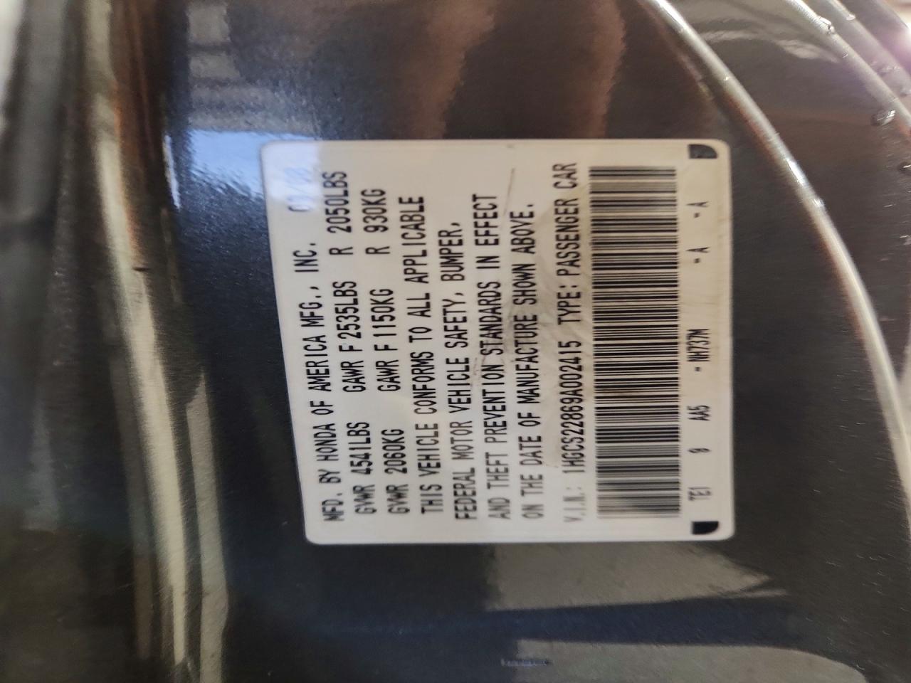 Honda Accord Exl