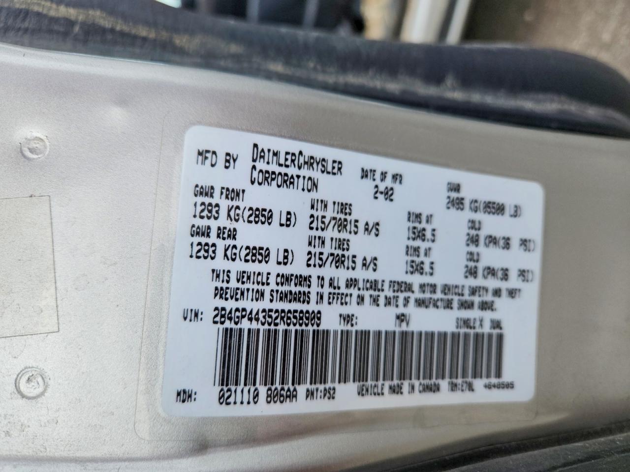 Dodge Caravan Sport