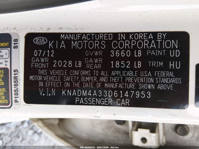 Kia Rio Lx