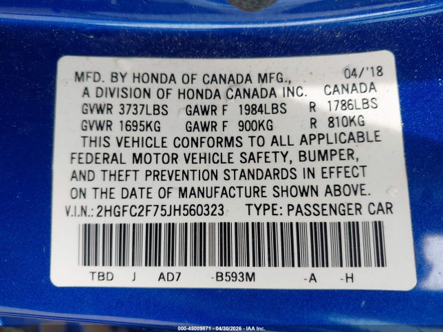 Honda Civic Ex