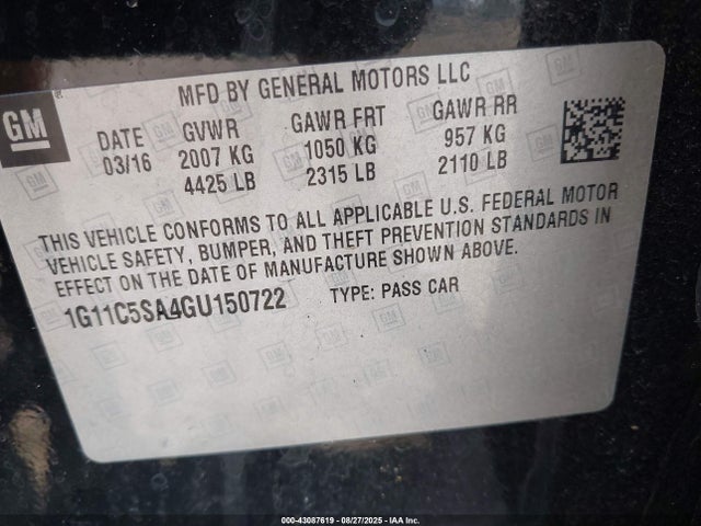 Chevrolet Malibu Lt