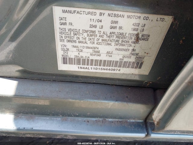 Nissan Altima 2.5 S