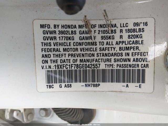Honda Civic Ex-l