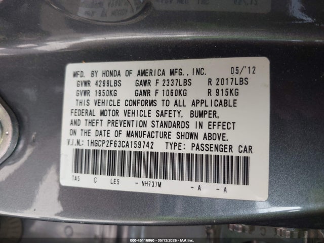 Honda Accord 2.4 Se