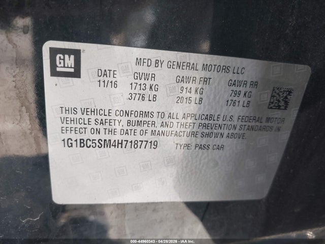 Chevrolet Cruze Ls Auto