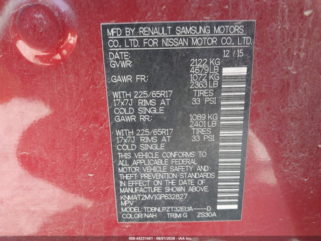 Nissan Rogue S