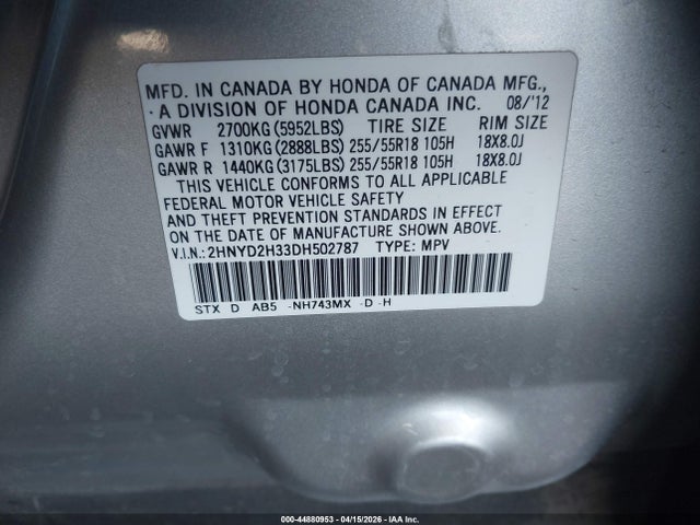 Acura MDX Technology Package