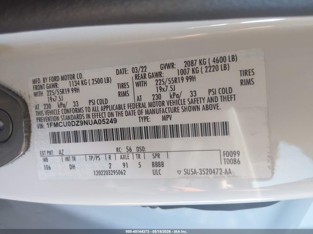 Ford Escape Titanium Hybrid