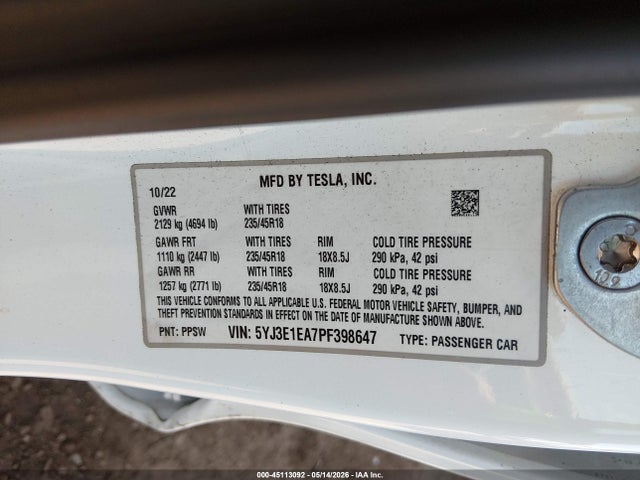 Tesla Model 3 Rear-wheel Drive