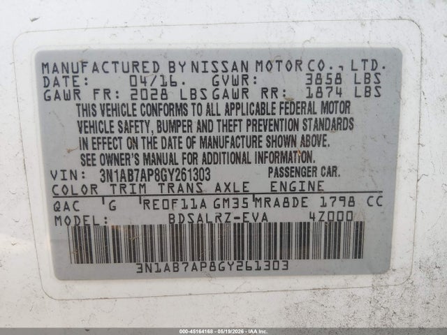 Nissan Sentra Sr