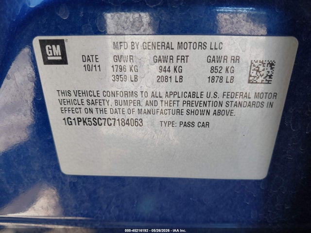 Chevrolet Cruze Eco