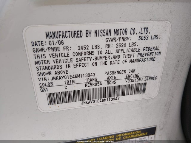 INFINITI M35